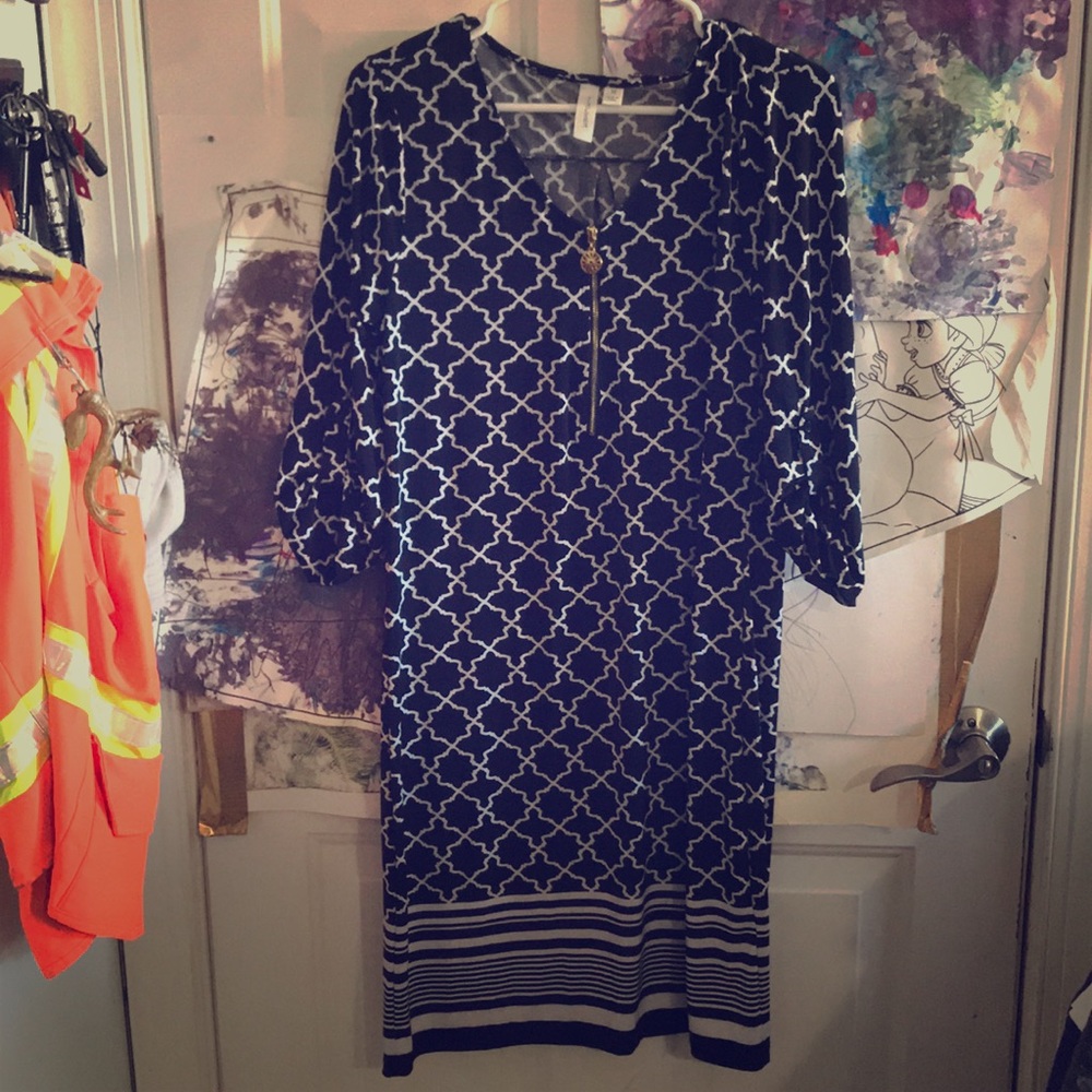 Black and white dress